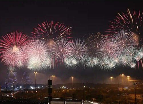 沙雅县焰火晚会